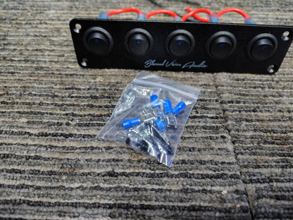 Blurred Vision Audio BV-SwitchB5 5 Gang Switch Panel